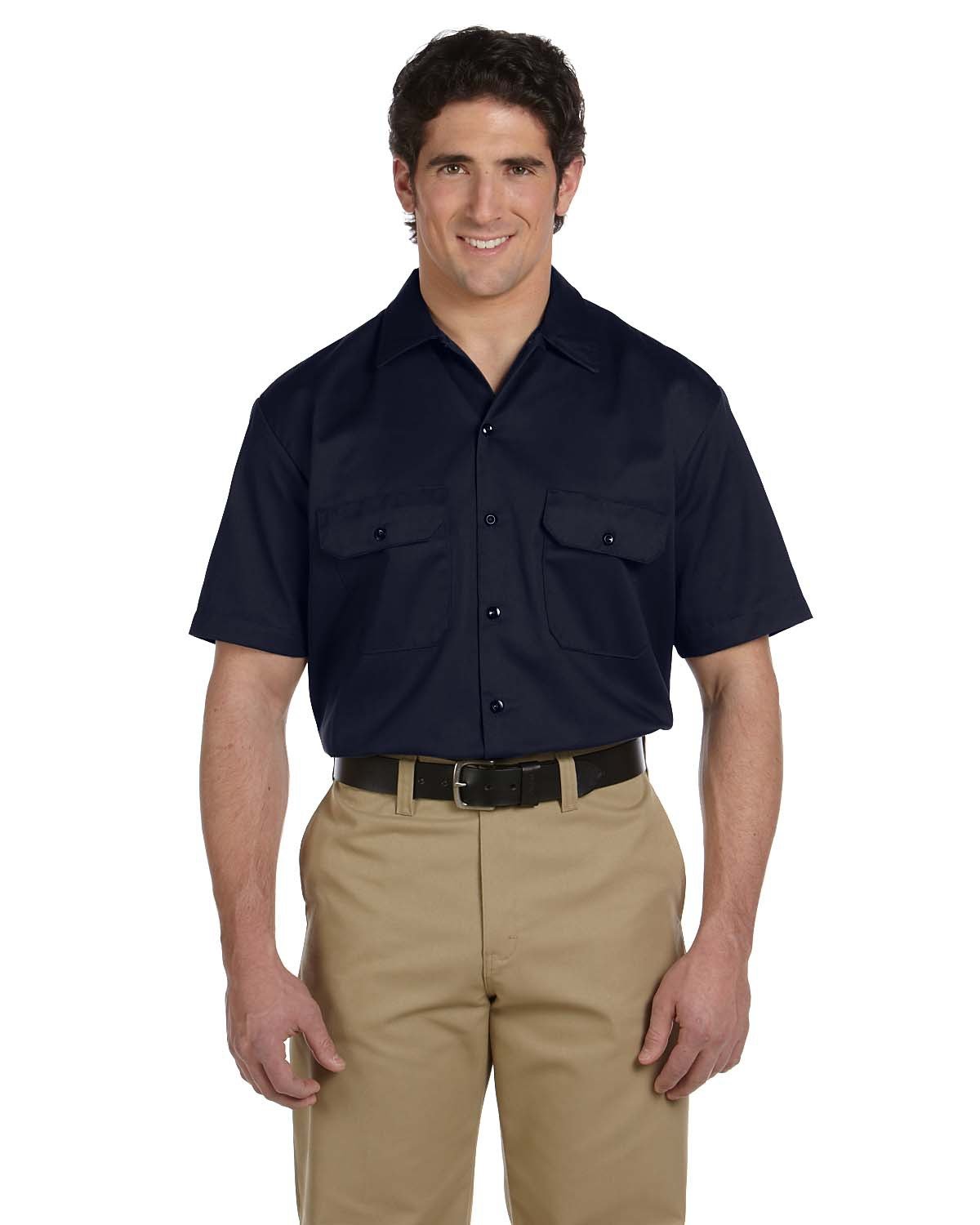 EMBROIDERED - 1574 - Williamson-Dickie Mfg Co Unisex Short-Sleeve Work Shirt