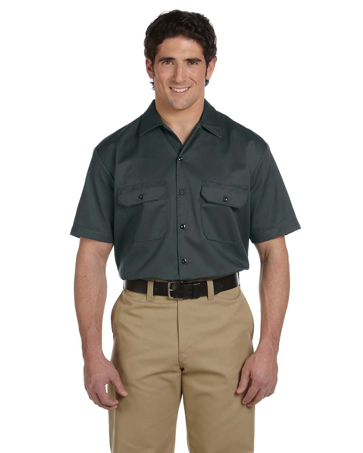 EMBROIDERED - 1574 - Williamson-Dickie Mfg Co Unisex Short-Sleeve Work Shirt