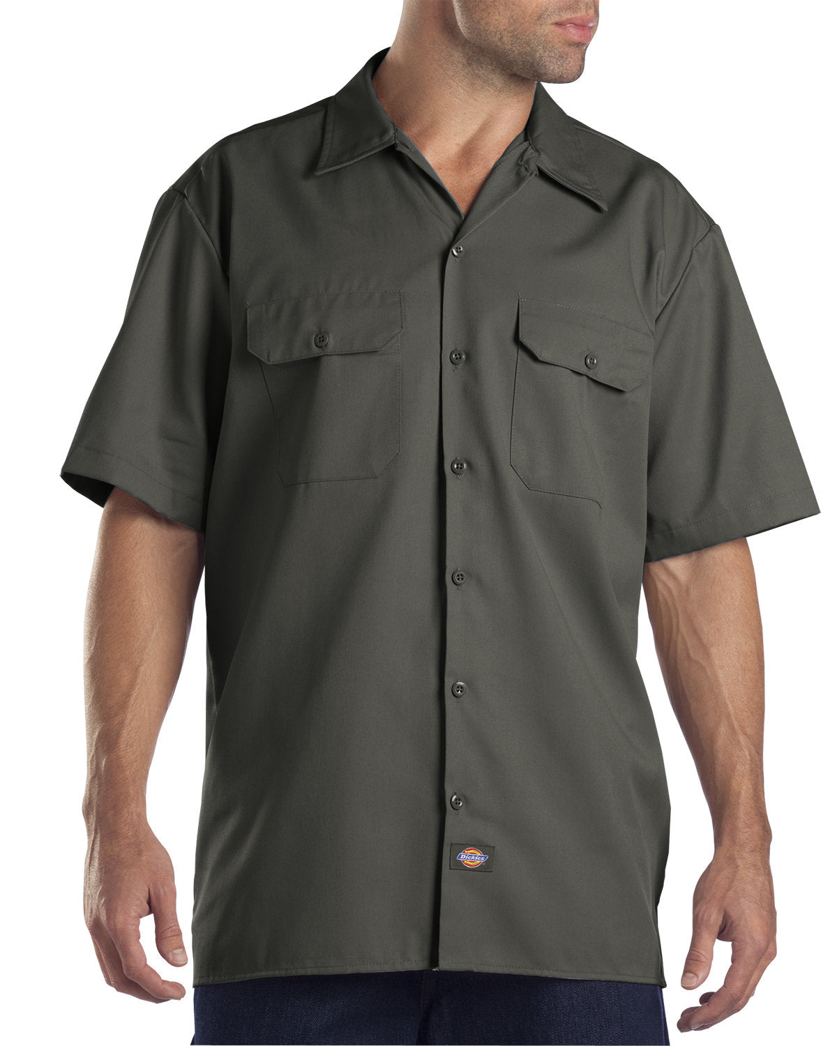 EMBROIDERED - 1574 - Williamson-Dickie Mfg Co Unisex Short-Sleeve Work Shirt