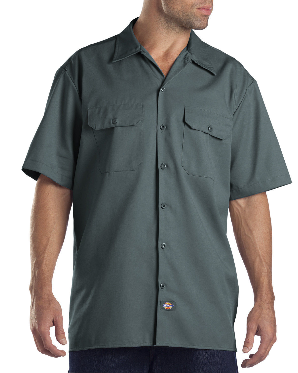 EMBROIDERED - 1574 - Williamson-Dickie Mfg Co Unisex Short-Sleeve Work Shirt