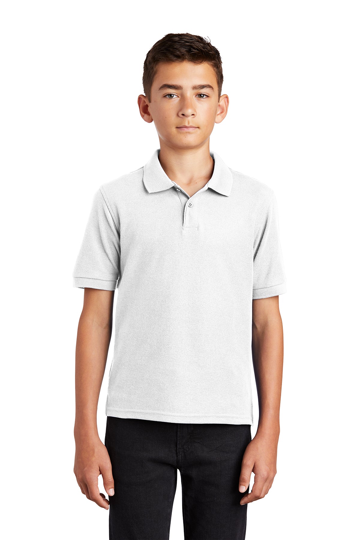 EMBROIDERED - Y500 - Port Authority® Youth Silk Touch™ Polo