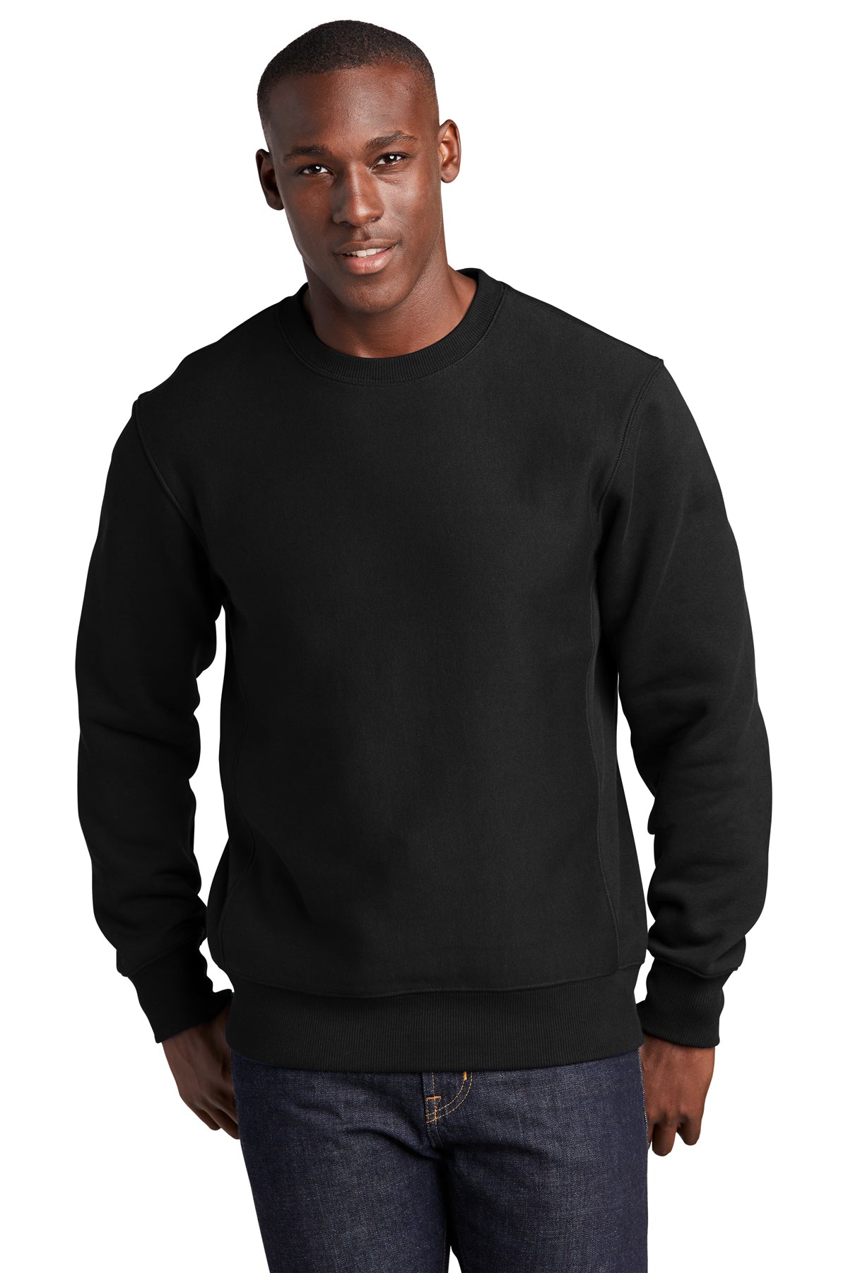 SCREEN PRINTED - F280 - Sport-Tek® Men's Super Heavyweight Crewneck Sweatshirt