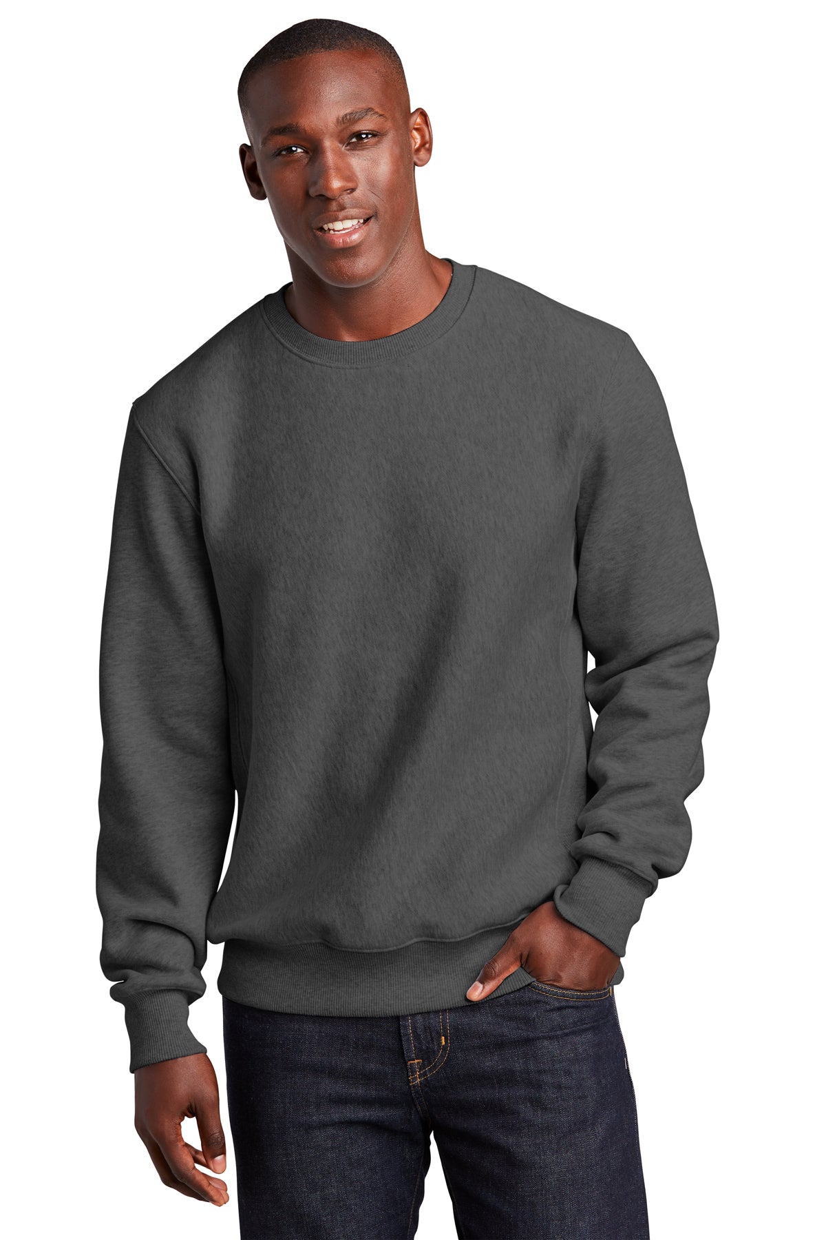SCREEN PRINTED - F280 - Sport-Tek® Men's Super Heavyweight Crewneck Sweatshirt