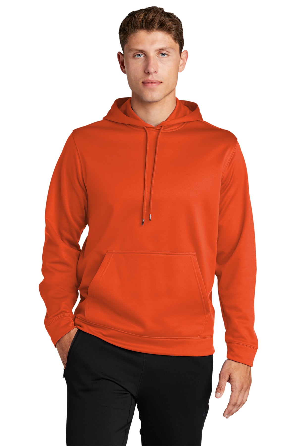 SCREEN PRINTED - F244 - Sport-Tek® Men's Sport-Wick® Fleece Hooded Pullover