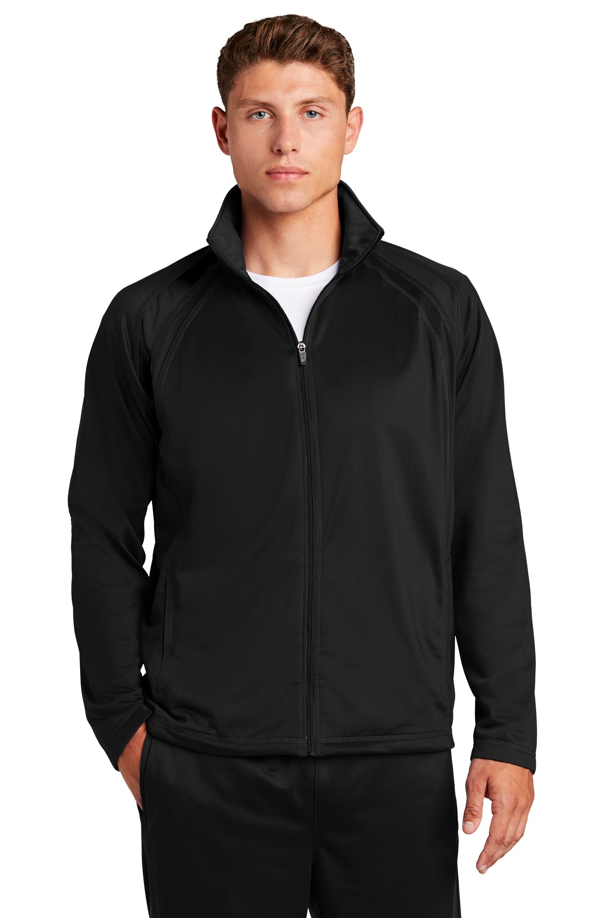 EMBROIDERED - JST90 - Sport-Tek® Men's Tricot Track Jacket