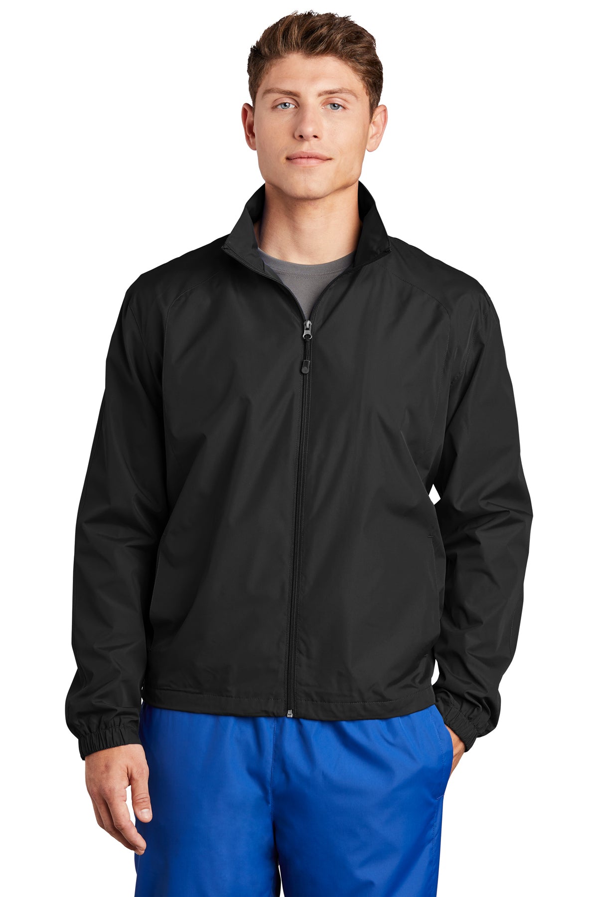 EMBROIDERED - JST70 - Sport-Tek® Men's Full-Zip Wind Jacket