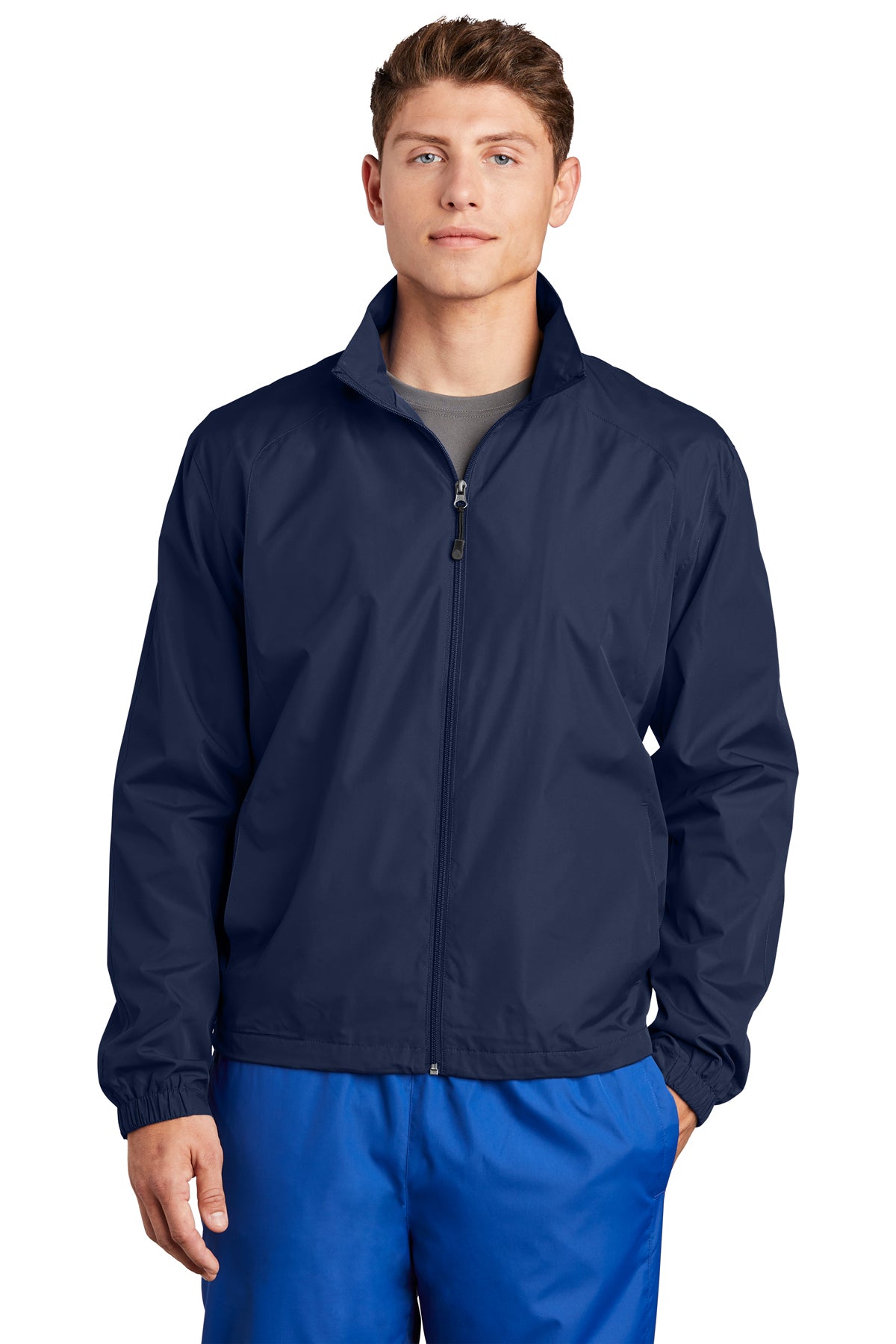 EMBROIDERED - JST70 - Sport-Tek® Men's Full-Zip Wind Jacket