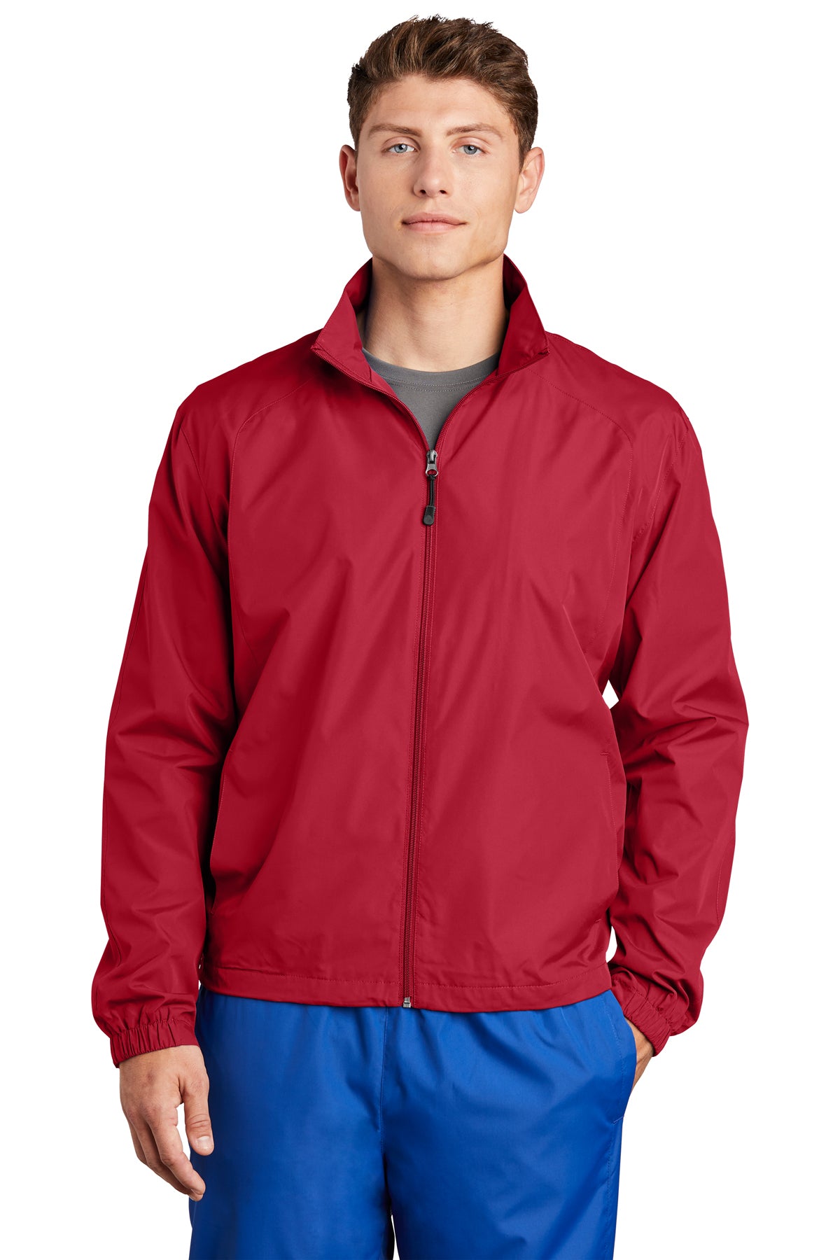 EMBROIDERED - JST70 - Sport-Tek® Men's Full-Zip Wind Jacket