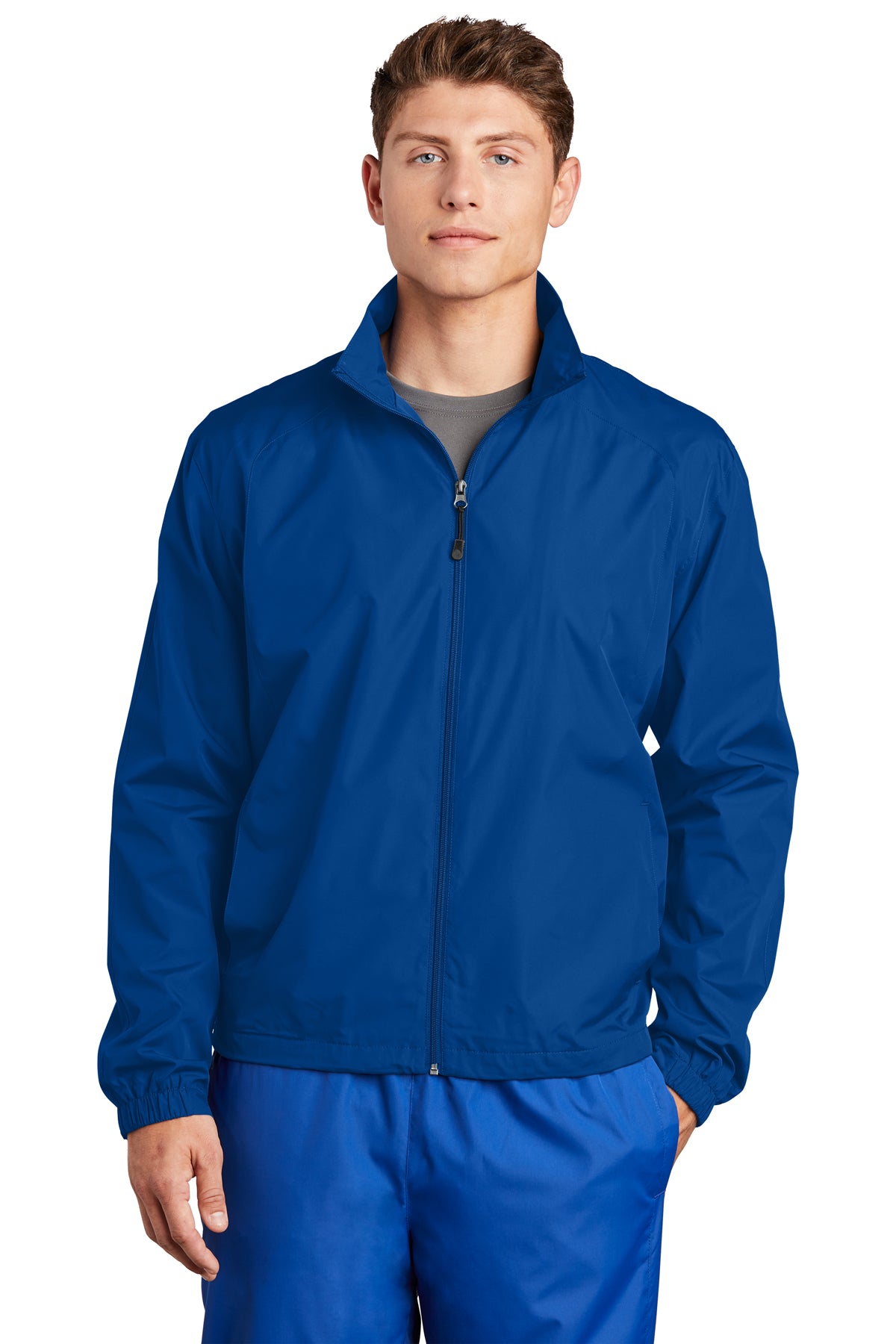 EMBROIDERED - JST70 - Sport-Tek® Men's Full-Zip Wind Jacket