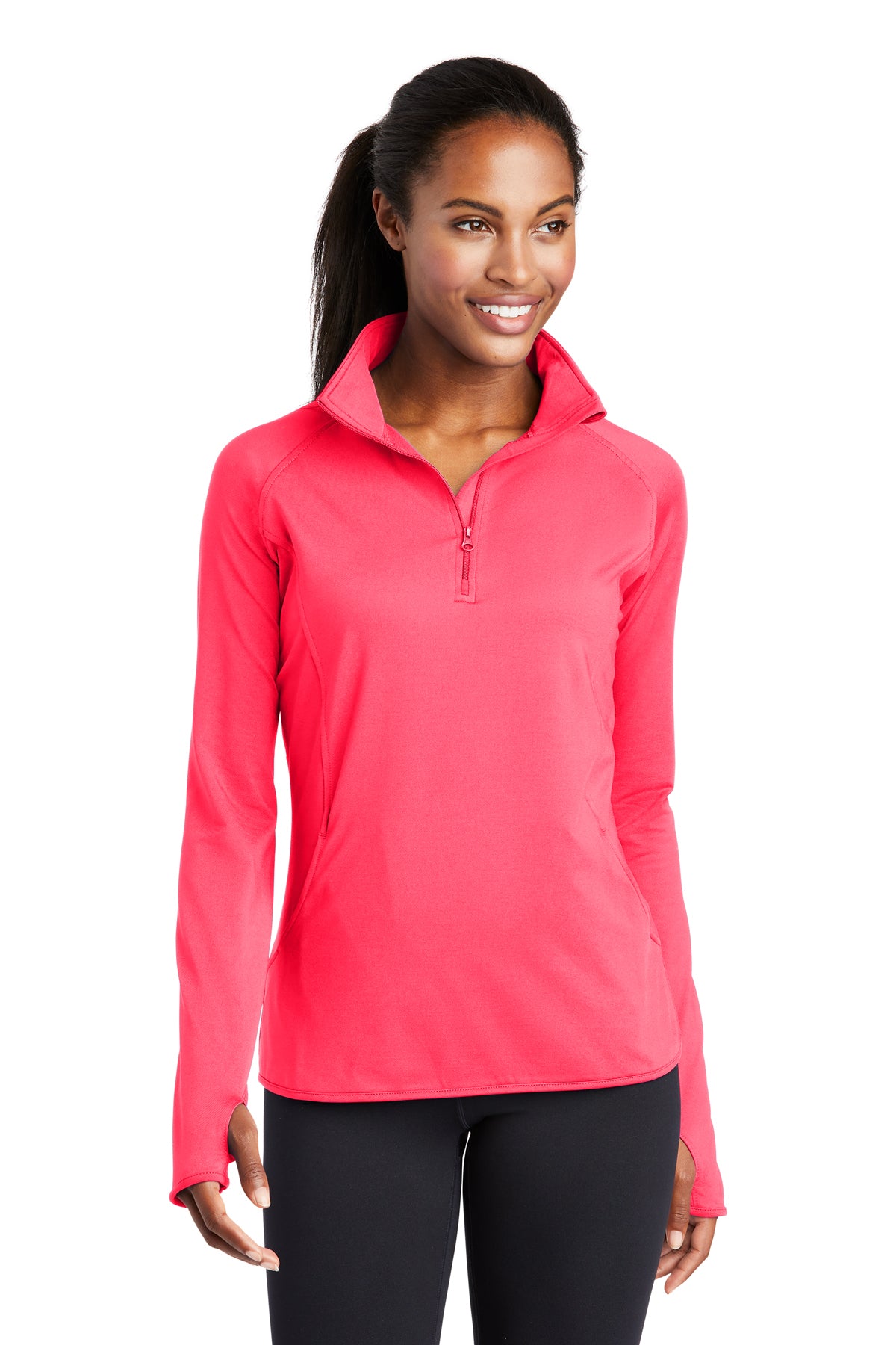 Embroidered - LST850 - Sport-Tek® Women's Sport-Wick® Stretch 1/4-Zip Pullover