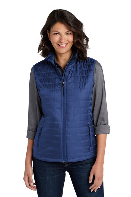 EMBROIDERED - L851 - Port Authority® Ladies Packable Puffy Vest