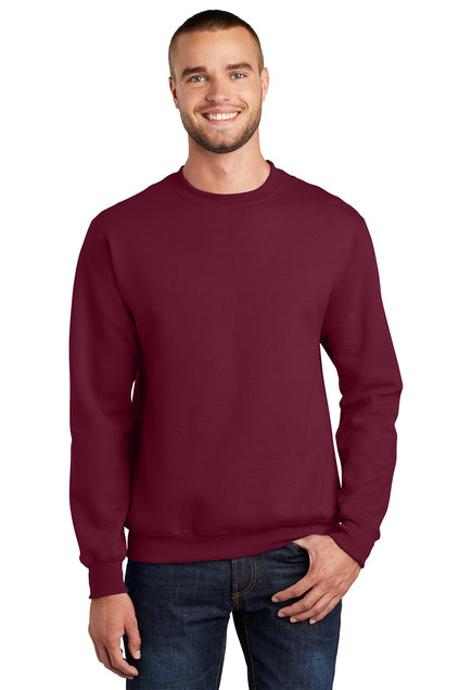 SCREEN PRINTED - PC90 - Port & Company® Men's Essential Fleece Crewneck Sweatshirt