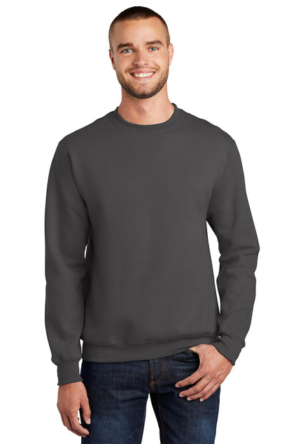 SCREEN PRINTED - PC90 - Port & Company® Men's Essential Fleece Crewneck Sweatshirt