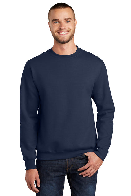 SCREEN PRINTED - PC90 - Port & Company® Men's Essential Fleece Crewneck Sweatshirt