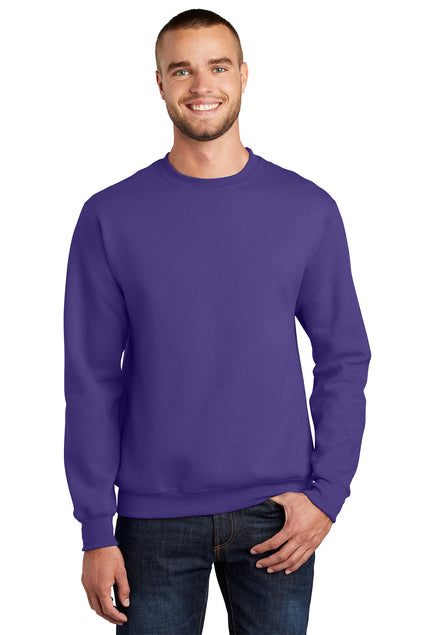 SCREEN PRINTED - PC90 - Port & Company® Men's Essential Fleece Crewneck Sweatshirt