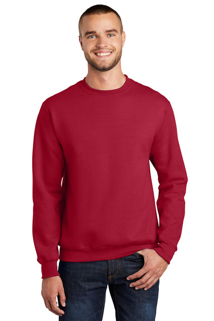 SCREEN PRINTED - PC90 - Port & Company® Men's Essential Fleece Crewneck Sweatshirt