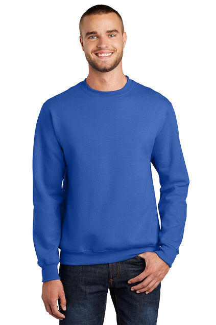 SCREEN PRINTED - PC90 - Port & Company® Men's Essential Fleece Crewneck Sweatshirt