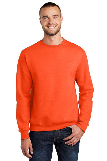 SCREEN PRINTED - PC90 - Port & Company® Men's Essential Fleece Crewneck Sweatshirt
