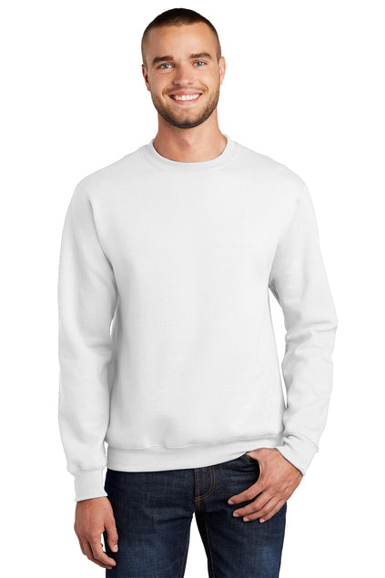 SCREEN PRINTED - PC90 - Port & Company® Men's Essential Fleece Crewneck Sweatshirt