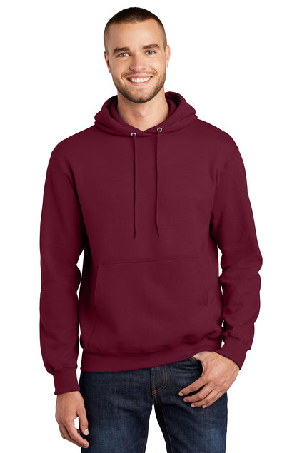 SCREEN PRINTED - PC90H - Port & Company® Men's Essential Fleece Pullover Hooded Sweatshirt