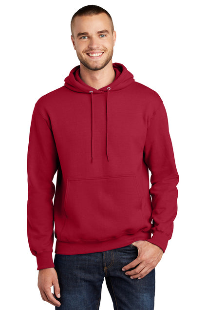 SCREEN PRINTED - PC90H - Port & Company® Men's Essential Fleece Pullover Hooded Sweatshirt