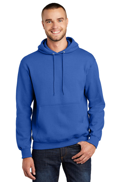 SCREEN PRINTED - PC90H - Port & Company® Men's Essential Fleece Pullover Hooded Sweatshirt