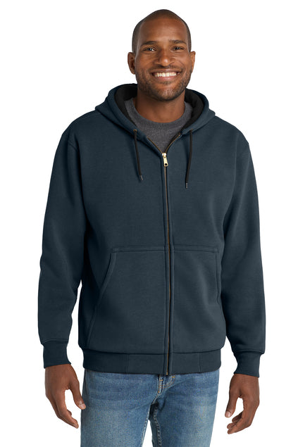EMBROIDERED - CS620 - Cornerstone® Men's Heavyweight Full-Zip Hooded Sweatshirt w/Thermal Lining