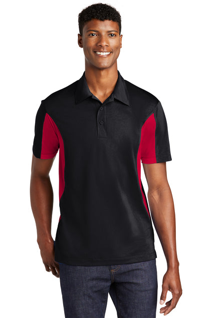 EMBROIDERED - ST655 - Sport-Tek® Side Blocked Micropique Sport-Wick® Polo