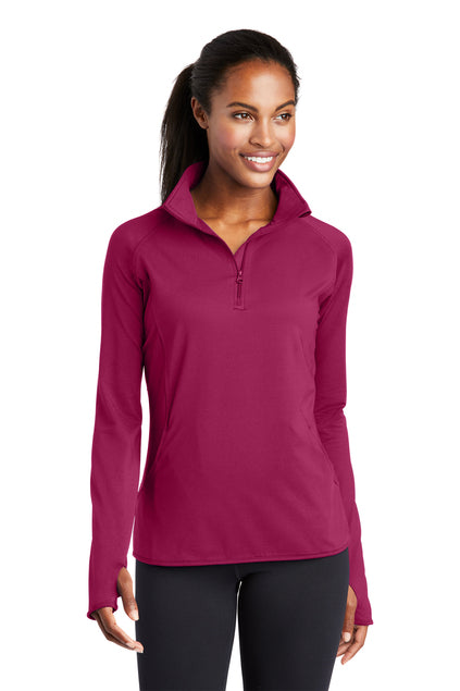 Embroidered - LST850 - Sport-Tek® Women's Sport-Wick® Stretch 1/4-Zip Pullover