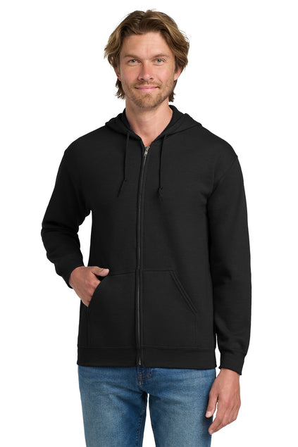 EMBROIDERED - 18600 - Gildan® Heavy Blend™ Full Zip Hooded Sweatshirt