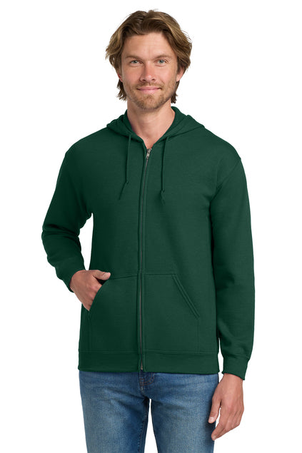 EMBROIDERED - 18600 - Gildan® Heavy Blend™ Full Zip Hooded Sweatshirt