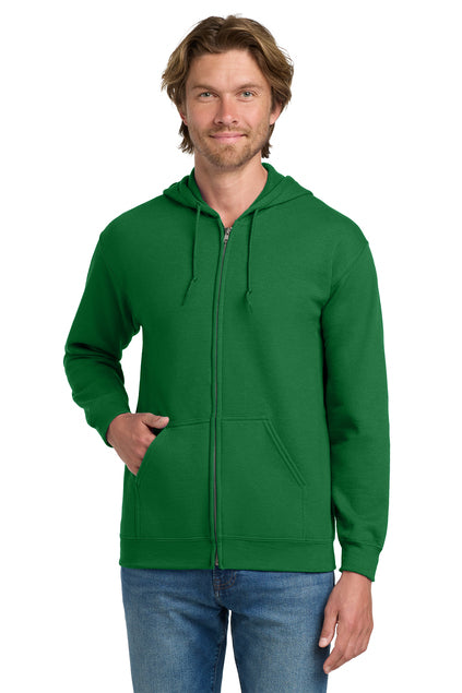 EMBROIDERED - 18600 - Gildan® Heavy Blend™ Full Zip Hooded Sweatshirt