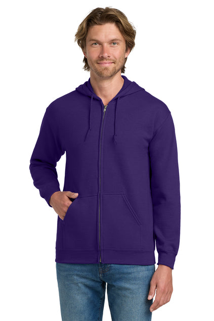 EMBROIDERED - 18600 - Gildan® Heavy Blend™ Full Zip Hooded Sweatshirt