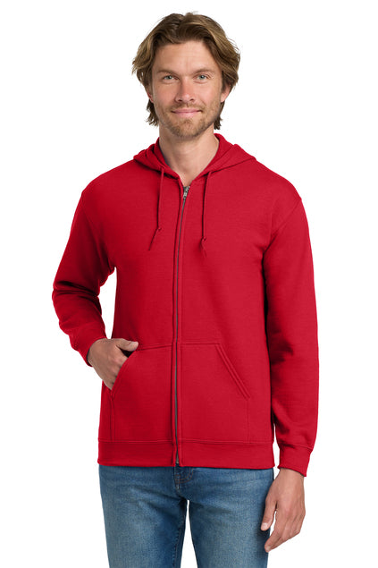 EMBROIDERED - 18600 - Gildan® Heavy Blend™ Full Zip Hooded Sweatshirt