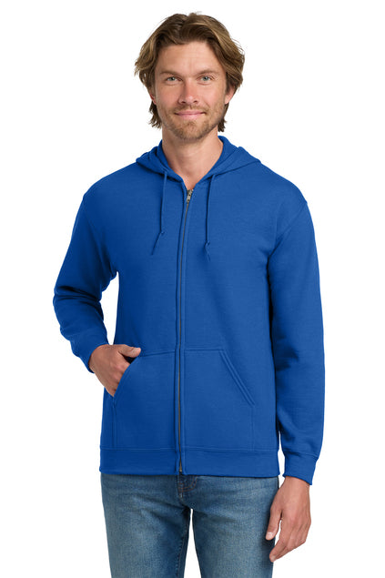 EMBROIDERED - 18600 - Gildan® Heavy Blend™ Full Zip Hooded Sweatshirt