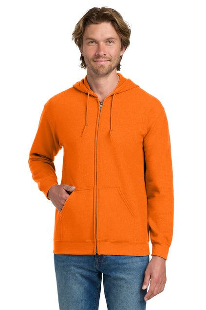 EMBROIDERED - 18600 - Gildan® Heavy Blend™ Full Zip Hooded Sweatshirt