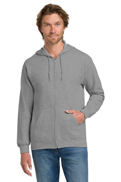 EMBROIDERED - 18600 - Gildan® Heavy Blend™ Full Zip Hooded Sweatshirt