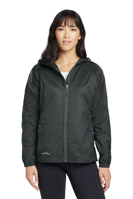 EMBROIDERED - EB501 - Eddie Bauer® Ladies' Packable Wind Jacket