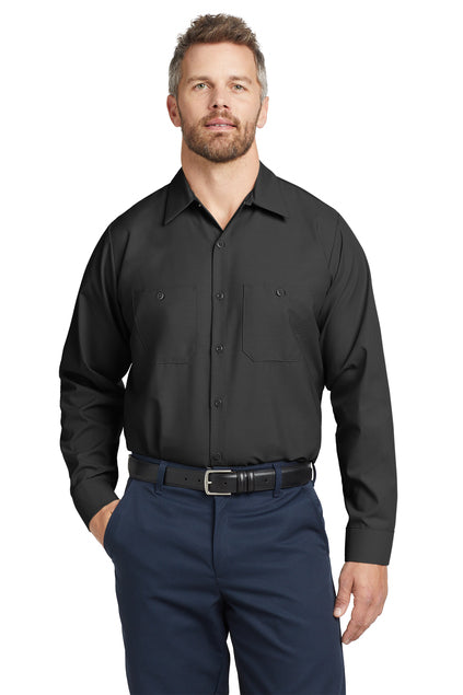 EMBROIDERED - SP14LONG - Red Kap® Industrial Work Shirt (Long Sleeve)