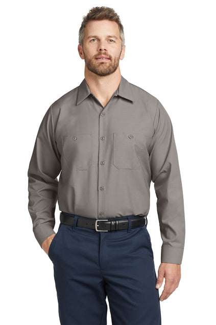 EMBROIDERED - SP14LONG - Red Kap® Industrial Work Shirt (Long Sleeve)