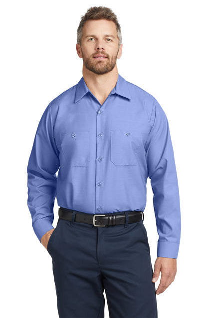 EMBROIDERED - SP14LONG - Red Kap® Industrial Work Shirt (Long Sleeve)