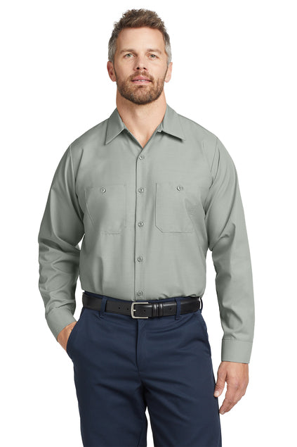 EMBROIDERED - SP14LONG - Red Kap® Industrial Work Shirt (Long Sleeve)