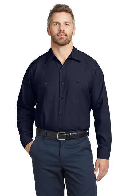 EMBROIDERED - SP14LONG - Red Kap® Industrial Work Shirt (Long Sleeve)