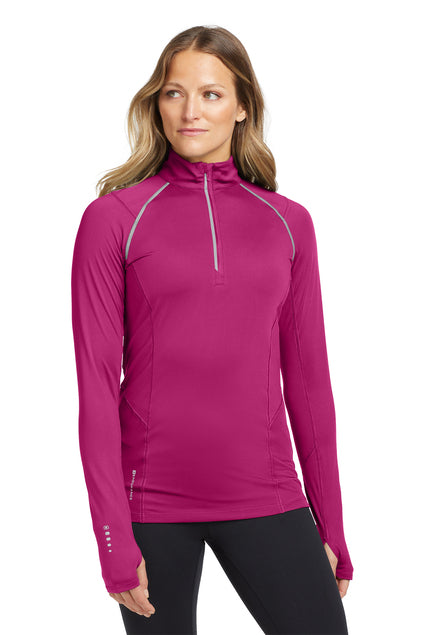 EMBROIDERED - LOE335 - OGIO® ENDURANCE Ladies' Nexus 1/4-Zip Pullover Shirt