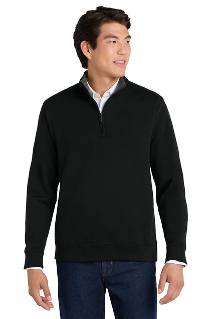 EMBROIDERED - K807 - Port Authority® Men's Interlock 1/4-Zip Sweater