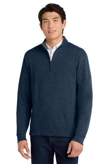 EMBROIDERED - K807 - Port Authority® Men's Interlock 1/4-Zip Sweater