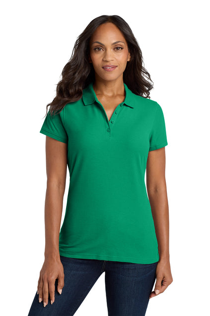 EMBROIDERED - L100- Port Authority® Women's Core Classic Pique Polo