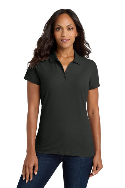 EMBROIDERED - L100- Port Authority® Women's Core Classic Pique Polo