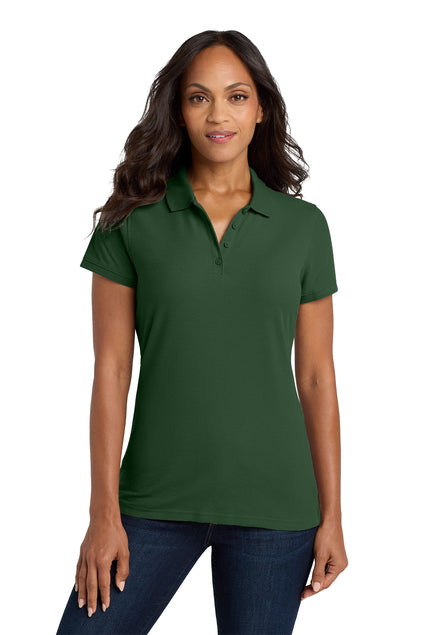 EMBROIDERED - L100- Port Authority® Women's Core Classic Pique Polo