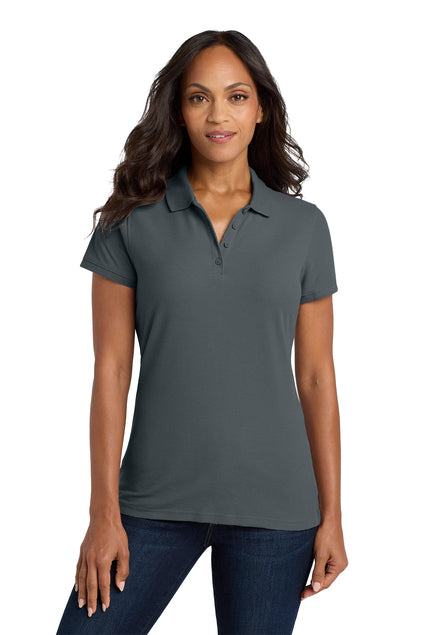 EMBROIDERED - L100- Port Authority® Women's Core Classic Pique Polo